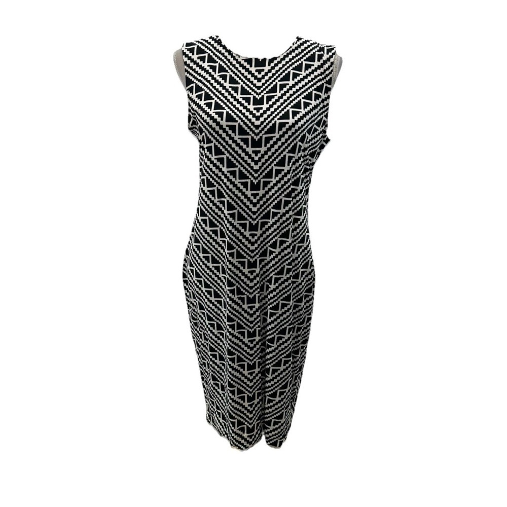 Apt. 9 Geometric Black and White Dress